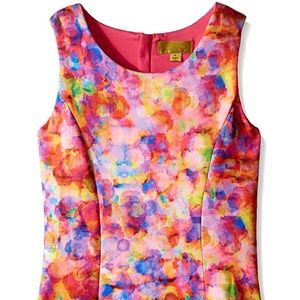 Nicole Miller Girls' Watercolor Sublimated Print